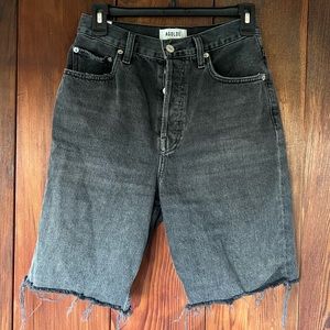AGOLDE 90s pinch waist denim long shorts